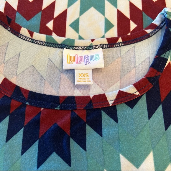 NWOT Lularoe Carly Dress, RARE Navajo Print, XXS - Picture 5 of 6